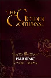 Title screen of Croisée Des Mondes - La Boussole D'or, A, La on the Nintendo DS.