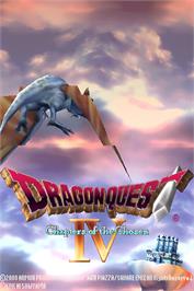 Title screen of Dragon Quest 4 - Chapters Of The Chosen on the Nintendo DS.