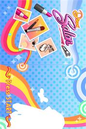 Title screen of Dream Salon on the Nintendo DS.
