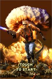 Title screen of Duke Nukem - Critical Mass on the Nintendo DS.