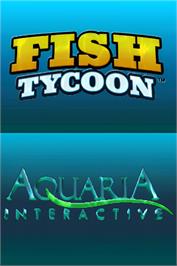 Title screen of Fish Tycoon on the Nintendo DS.
