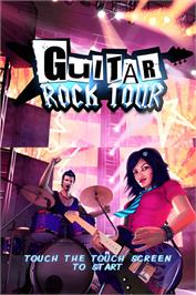 Title screen of Guitar Rock Tour on the Nintendo DS.