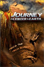 Title screen of Journey To The Center Of The Earth on the Nintendo DS.