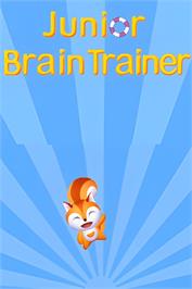 Title screen of Junior Brain Trainer on the Nintendo DS.
