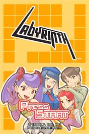 Title screen of Labyrinth on the Nintendo DS.