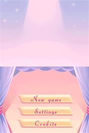 Title screen of Let's Play Ballerina on the Nintendo DS.