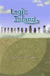 Title screen of Logic Island on the Nintendo DS.