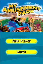 Title screen of My Amusement Park on the Nintendo DS.