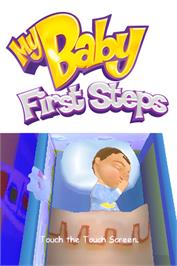 Title screen of My Baby - First Steps on the Nintendo DS.