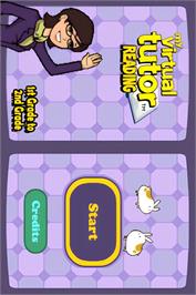 Title screen of My Virtual Tutor on the Nintendo DS.