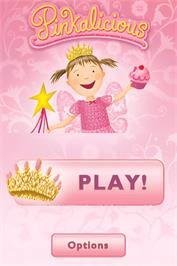 Title screen of Pinkalicious - It's Party Time! on the Nintendo DS.
