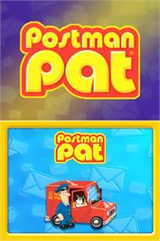 Title screen of Postman Pat on the Nintendo DS.