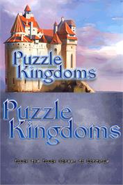 Title screen of Puzzle Kingdoms on the Nintendo DS.
