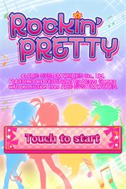 Title screen of Rockin' Pretty on the Nintendo DS.