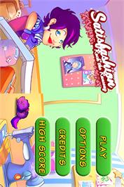 Title screen of Satisfashion - Rock The Runaway on the Nintendo DS.