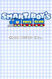 Title screen of Smart Boy's Toys Club on the Nintendo DS.