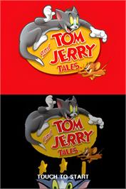 Title screen of Tom And Jerry Tales on the Nintendo DS.