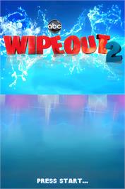 Title screen of Wipeout 2 on the Nintendo DS.