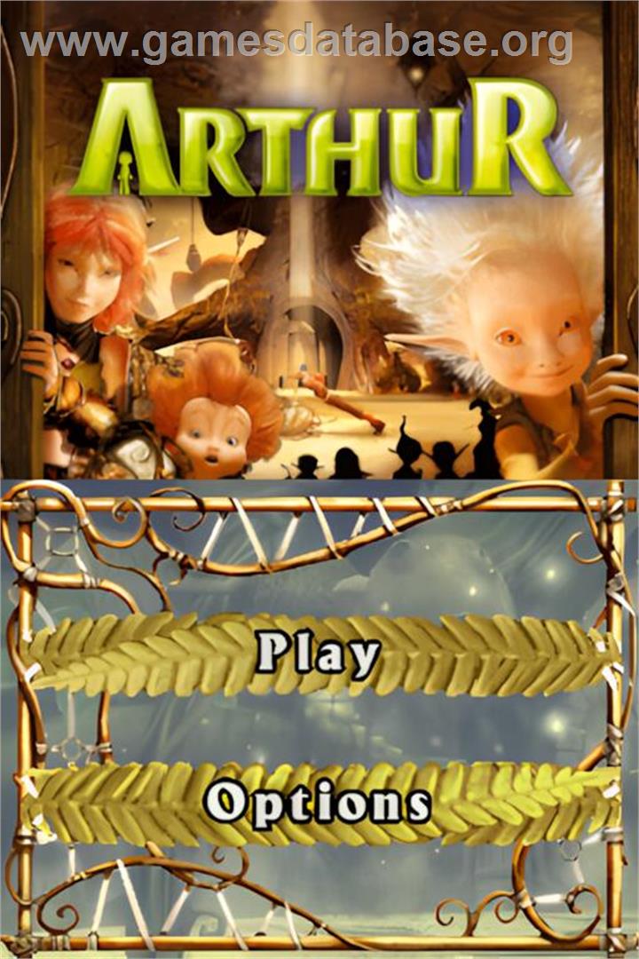 Arthur And The Minimoys - Nintendo DS - Artwork - Title Screen