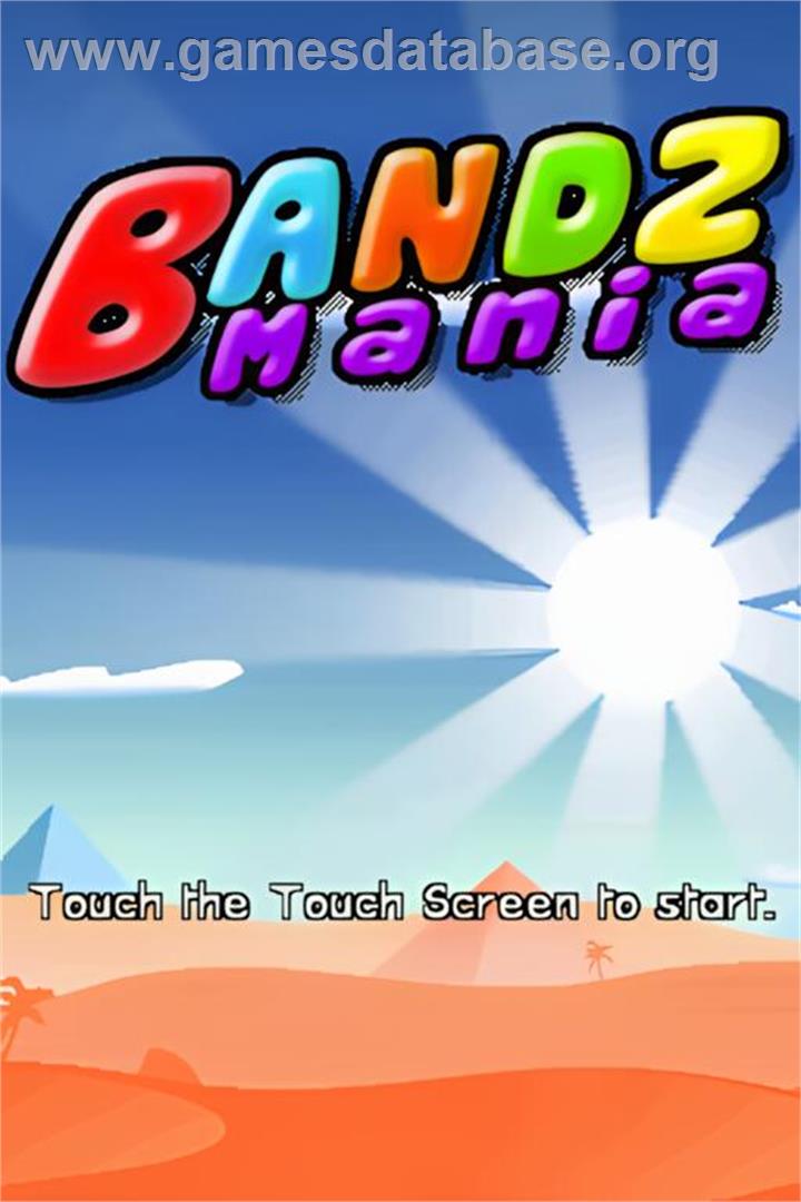 Bandz Mania - Nintendo DS - Artwork - Title Screen