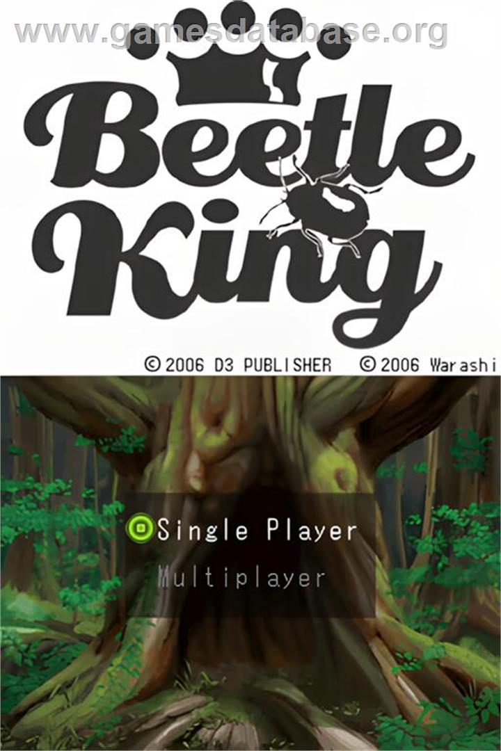 Beetle King - Nintendo DS - Artwork - Title Screen