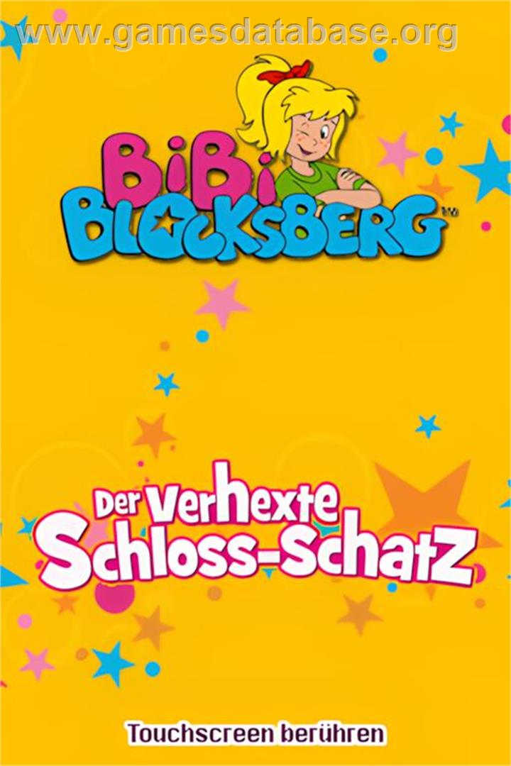 Bibi Blocksberg - Der Verhexte Schloss-schatz - Nintendo DS - Artwork - Title Screen
