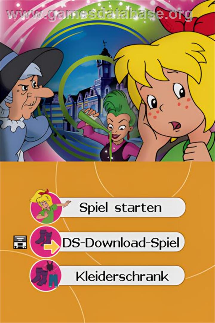 Bibi Blocksberg - Neustadt Im Hex-chaos - Nintendo DS - Artwork - Title Screen