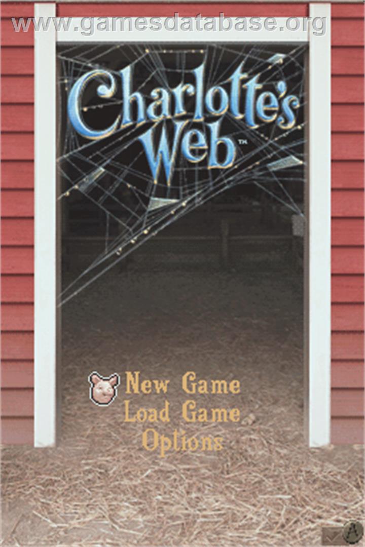 Charlotte's Web - Nintendo DS - Artwork - Title Screen
