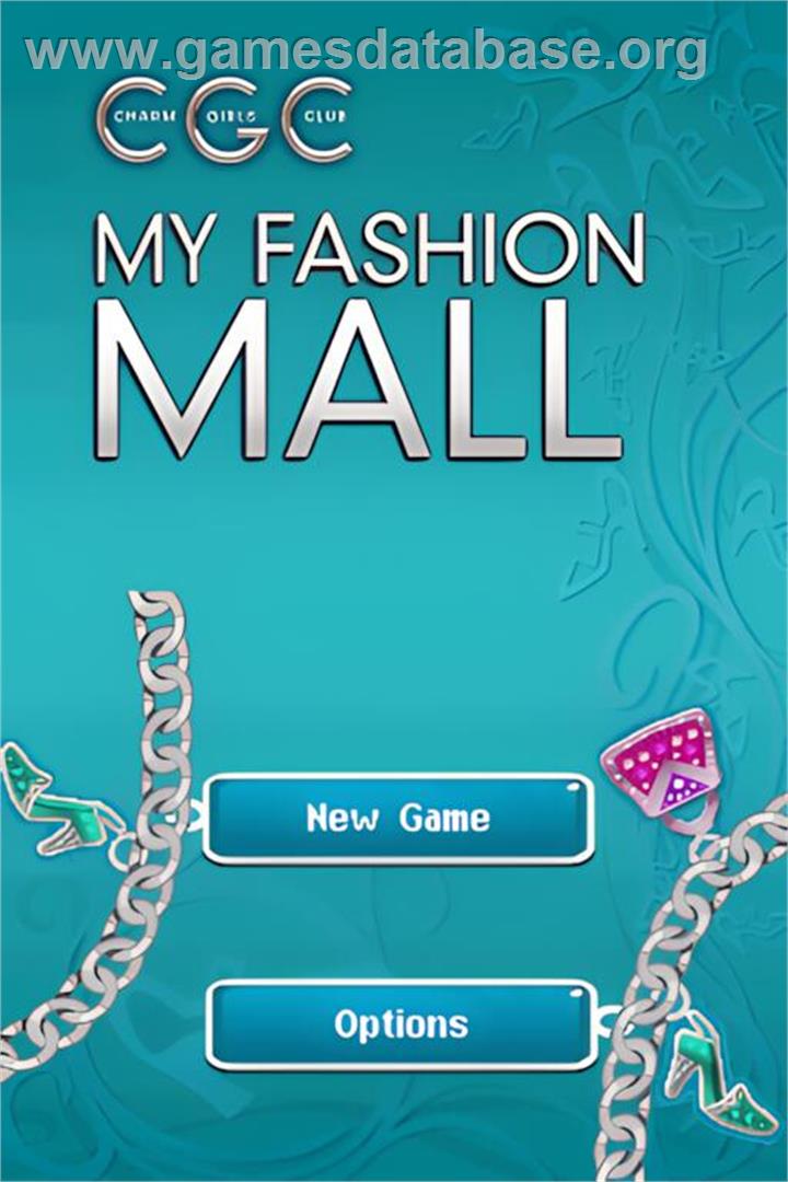 Charm Girls Club - My Fashion Mall - Nintendo DS - Artwork - Title Screen