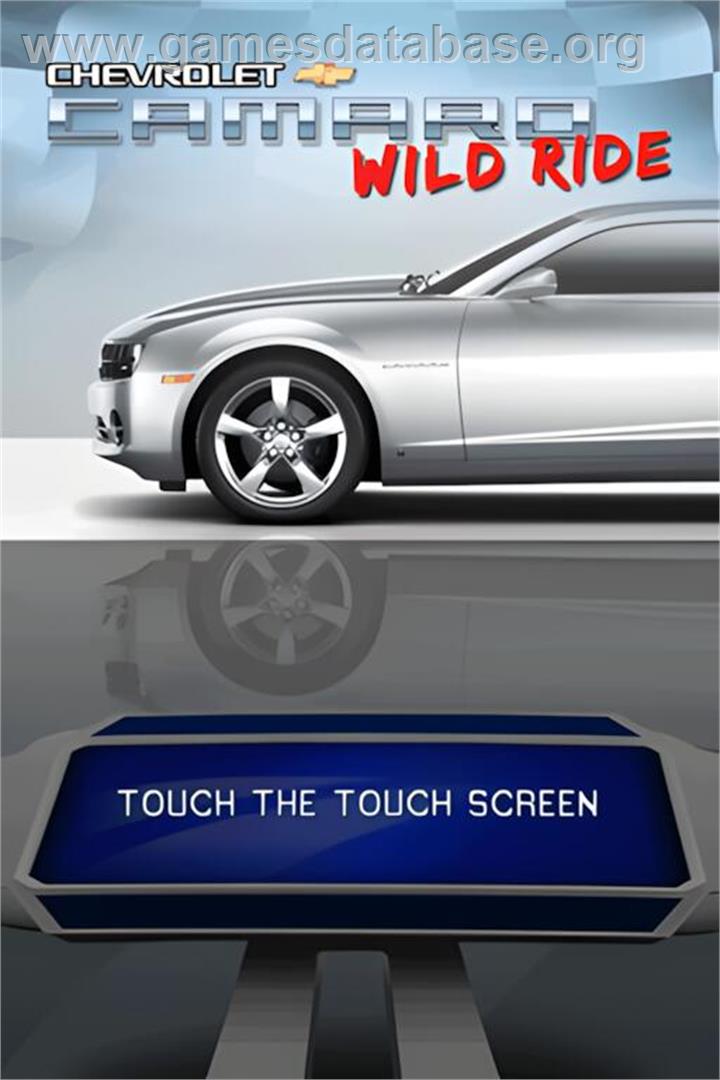 Chevrolet Camaro Wild Ride - Nintendo DS - Artwork - Title Screen
