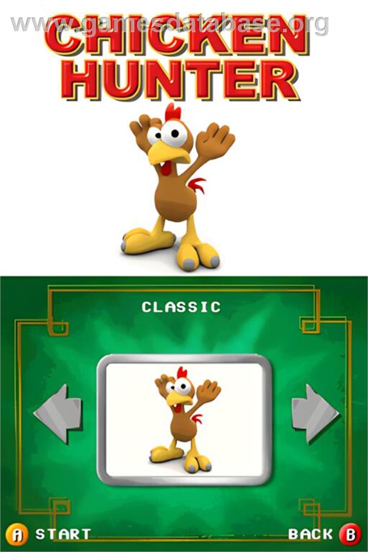 Chicken Hunter - Nintendo DS - Artwork - Title Screen