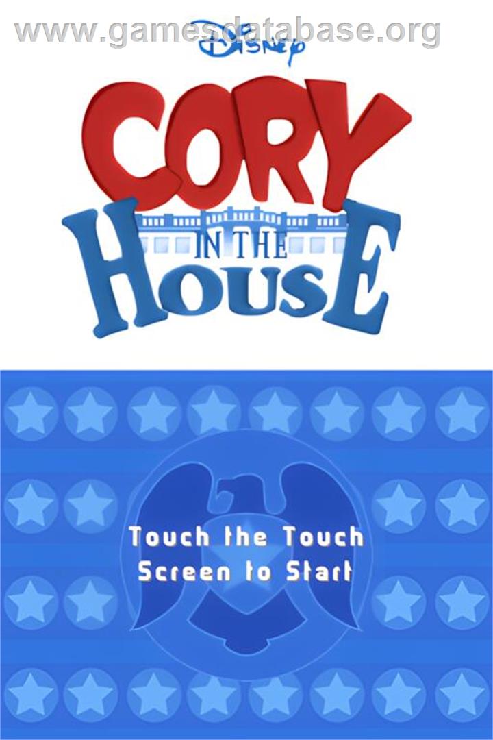 Cory In The House - Nintendo DS - Artwork - Title Screen