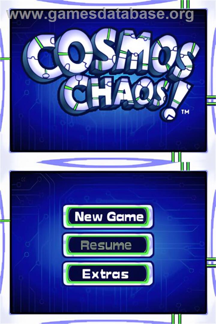 Cosmos Chaos - Nintendo DS - Artwork - Title Screen