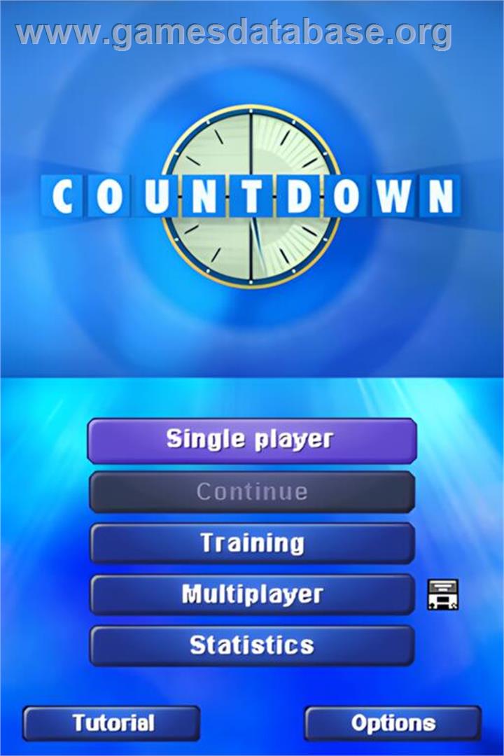 Countdown - The Game - Nintendo DS - Artwork - Title Screen