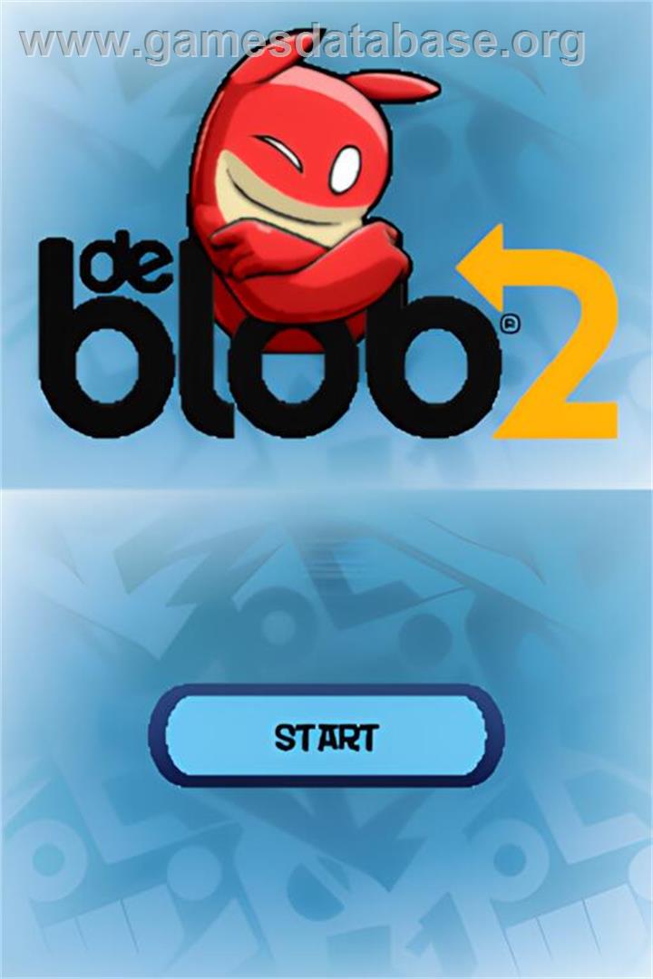 De Blob 2 - Nintendo DS - Artwork - Title Screen
