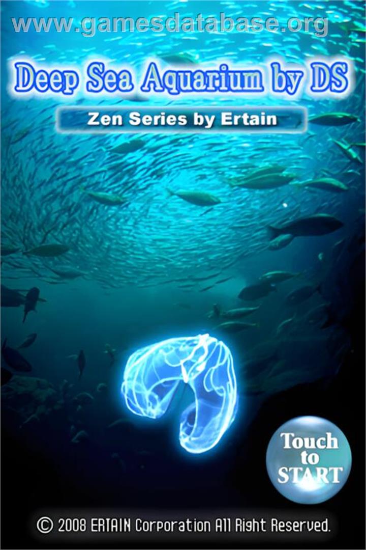 Deep Sea Aquarium By Ds - Nintendo DS - Artwork - Title Screen