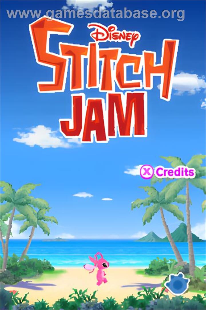 Disney's Stitch Jam - Nintendo DS - Artwork - Title Screen