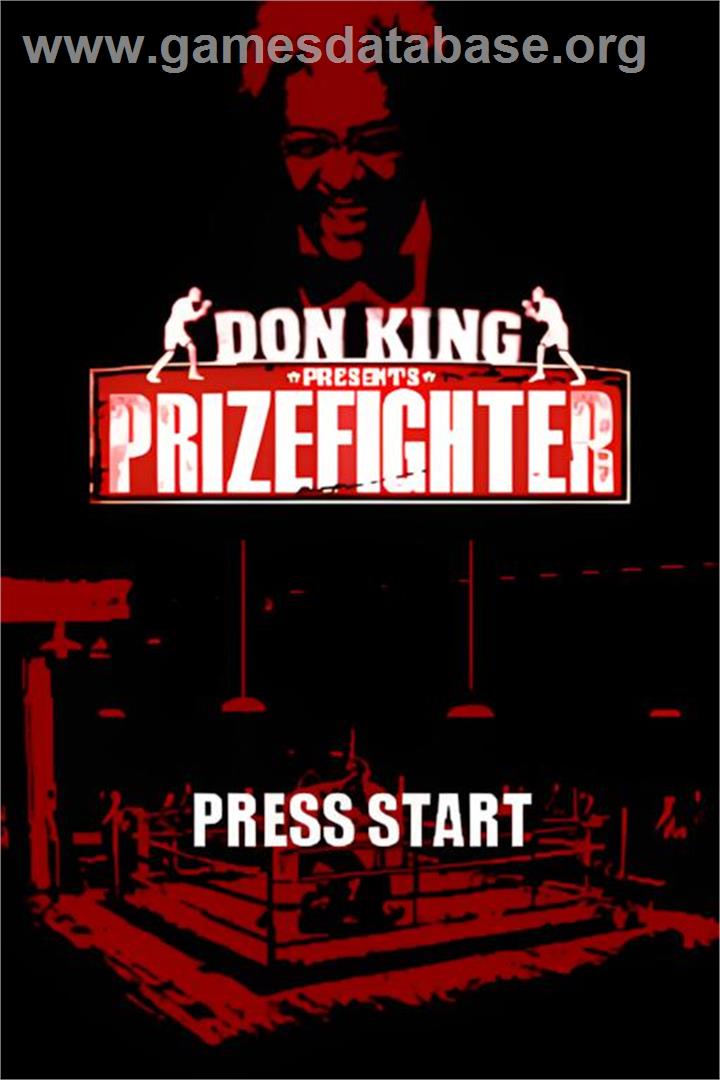 Don King Boxing - Nintendo DS - Artwork - Title Screen