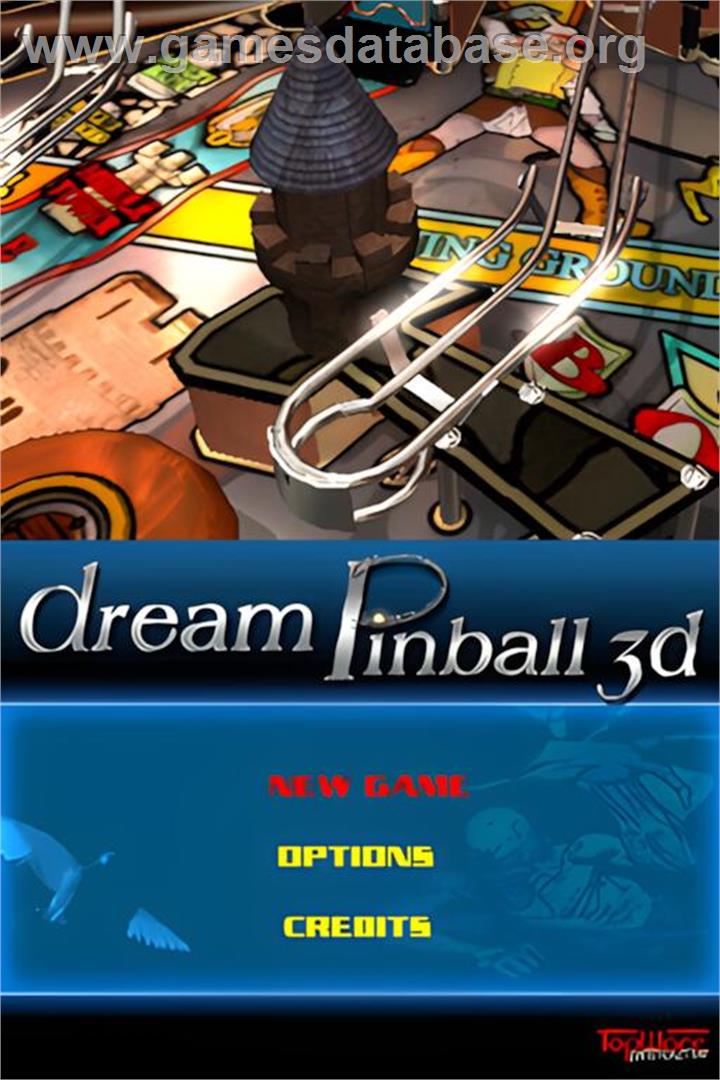 Dream Pinball 3d - Nintendo DS - Artwork - Title Screen