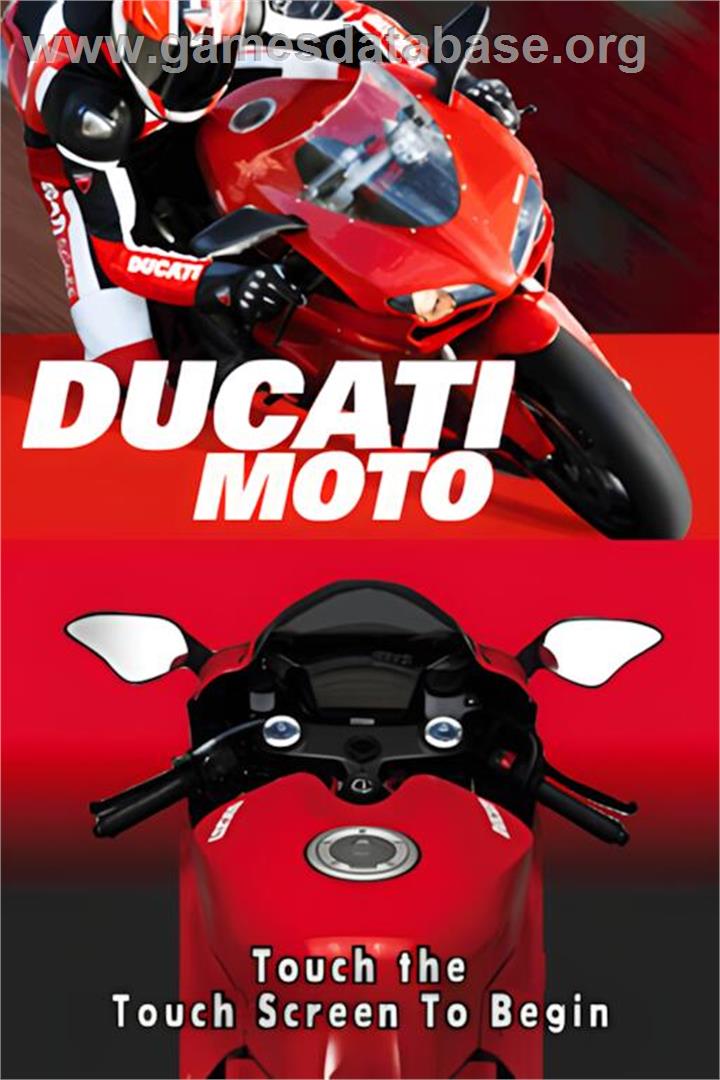 Ducati Moto - Nintendo DS - Artwork - Title Screen