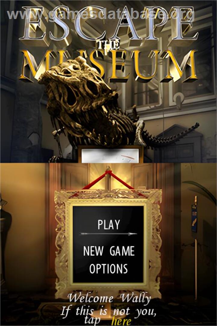 Escape The Museum - Nintendo DS - Artwork - Title Screen