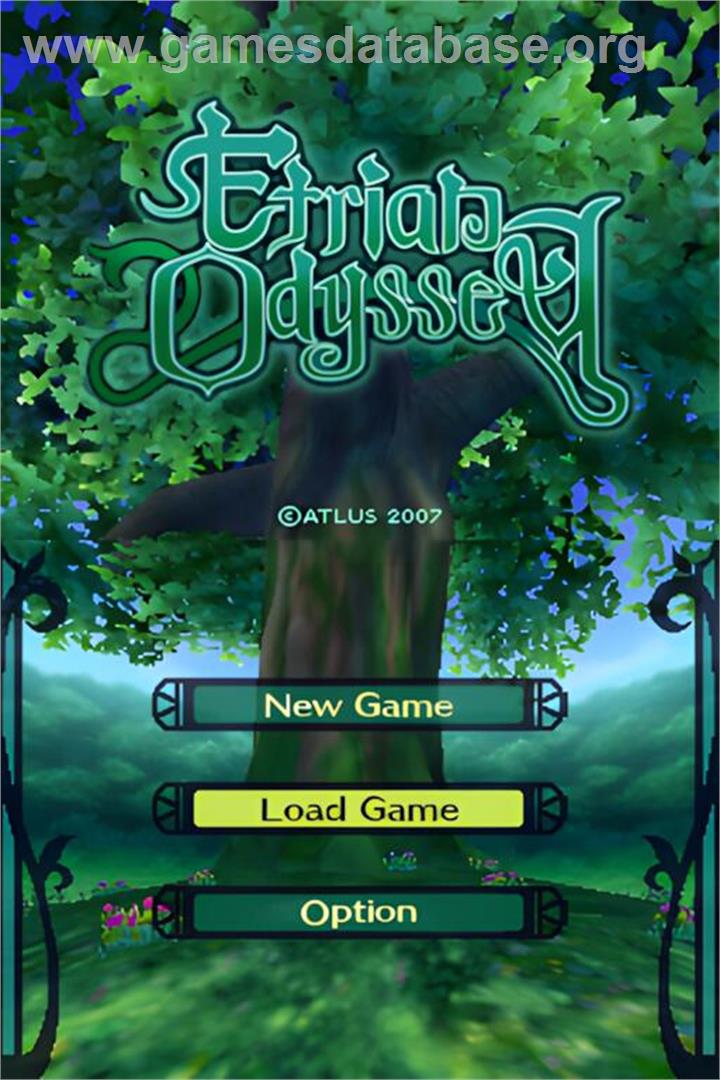 Etrian Odyssey - Nintendo DS - Artwork - Title Screen