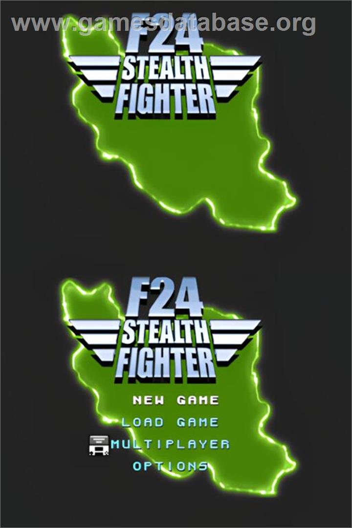 F24 Stealth Fighter - Nintendo DS - Artwork - Title Screen