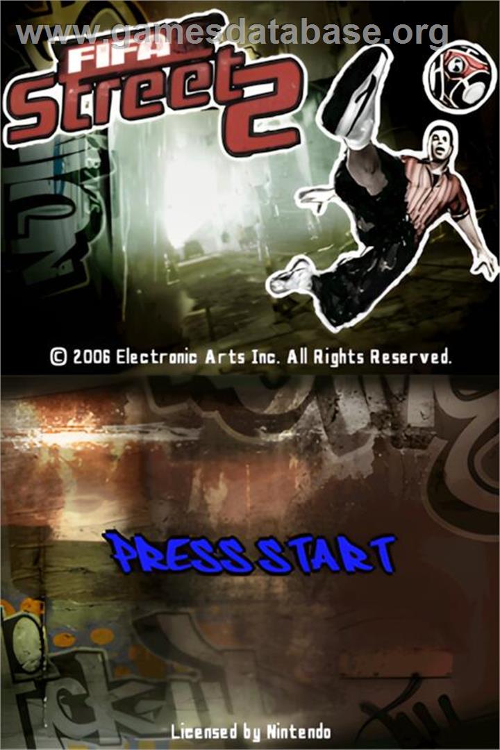 FIFA Street 2 - Nintendo DS - Artwork - Title Screen