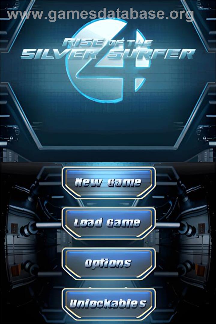 Fantastic Four - Rise Of The Silver Surfer - Nintendo DS - Artwork - Title Screen