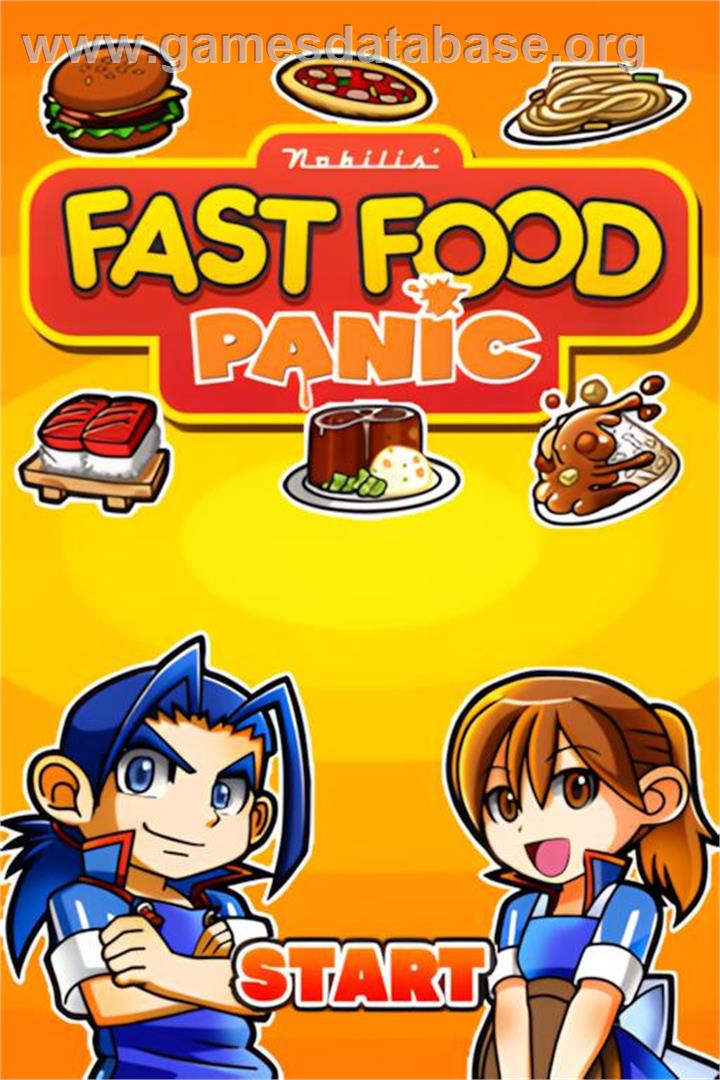 Fast Food Panic - Nintendo DS - Artwork - Title Screen