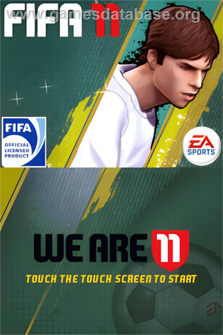 Fifa 11 - Nintendo DS - Artwork - Title Screen