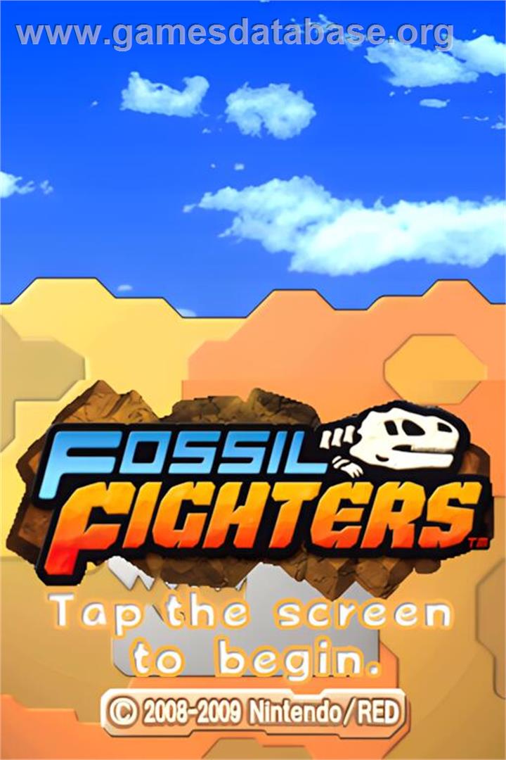 Fossil Fighters - Nintendo DS - Artwork - Title Screen