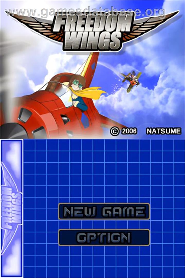 Freedom Wings - Nintendo DS - Artwork - Title Screen
