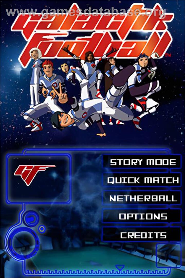 Galactik Football - Nintendo DS - Artwork - Title Screen